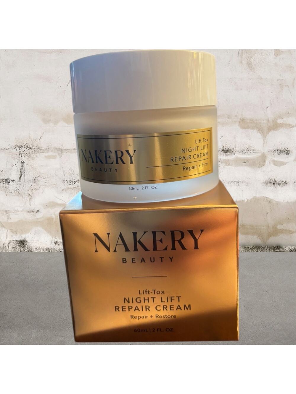 Nakery Beauty Lift-TOX Night Lift Repair Cream NIB